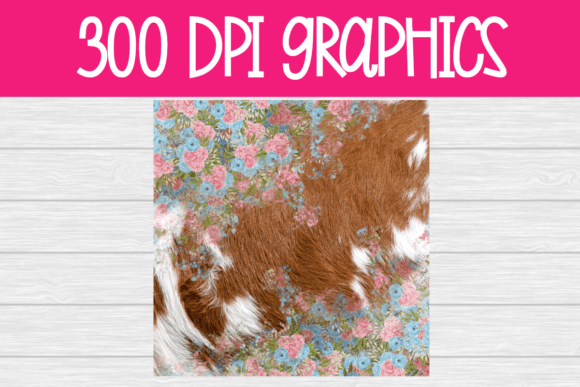 Cowhide Floral Grunge Digital Paper Review