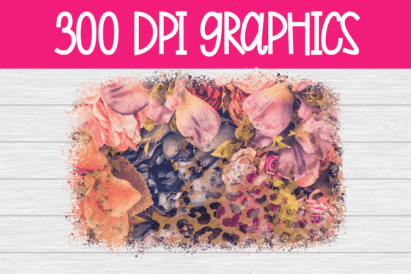 Floral Cheetah Grunge Background Review