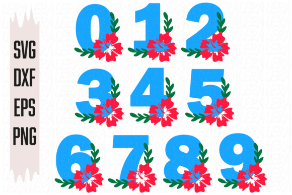 Floral Numbers: A Graphic Design Asset for Local Business Branding