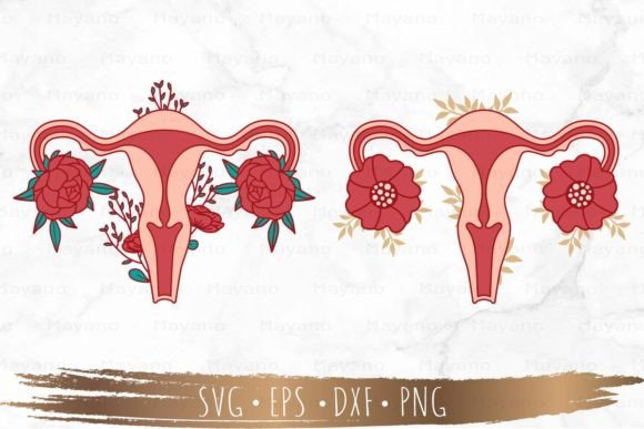 Floral Uterus, Feminist Sublimation: A Graphic Design Asset Review
