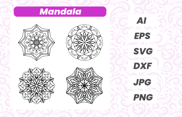 Mandala Art Design Floral Background Graphics