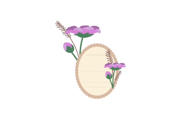 Scrapbook Floral Design Illustration: A Fresh Graphic Asset for Local Brands