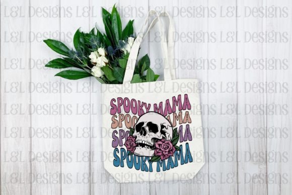 Spooky Mama Floral Skull Halloween Graphics and Illustrations Review